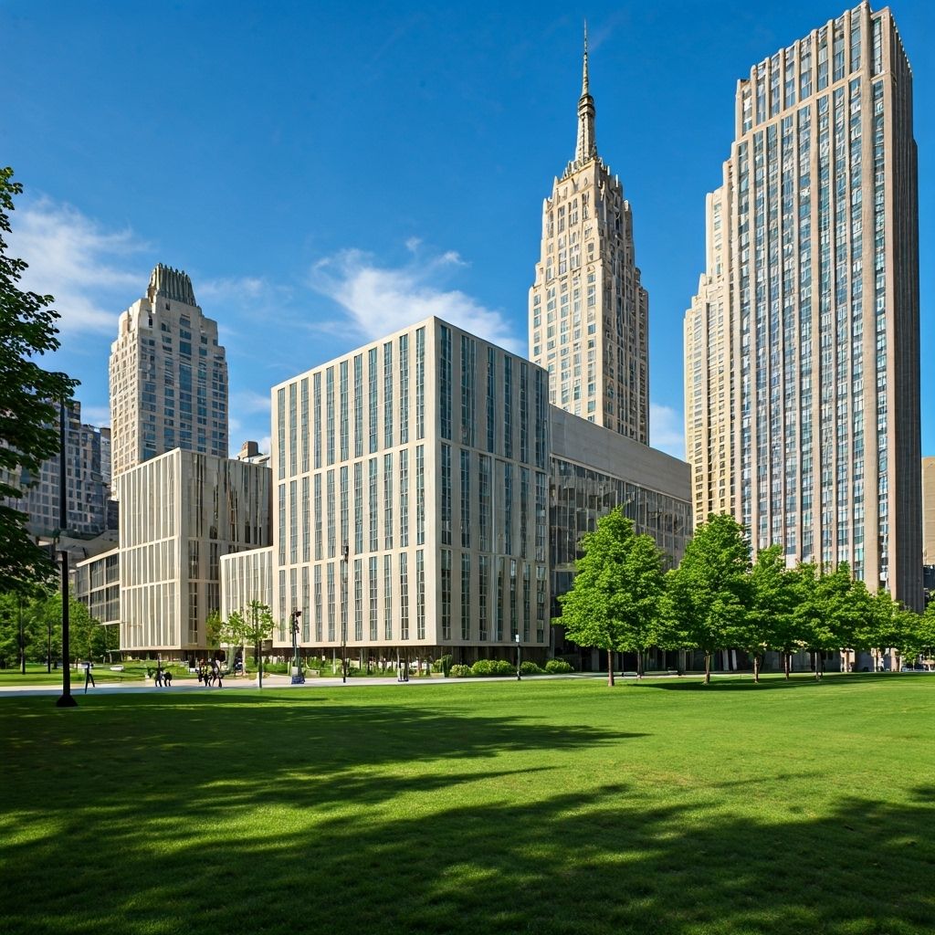 美しいキャンパス環境